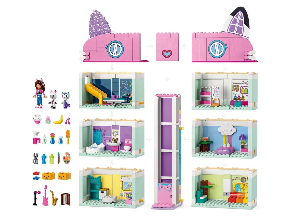 LEGO Gabby's Dollhouse 10788 Building Kit 498 Pieces