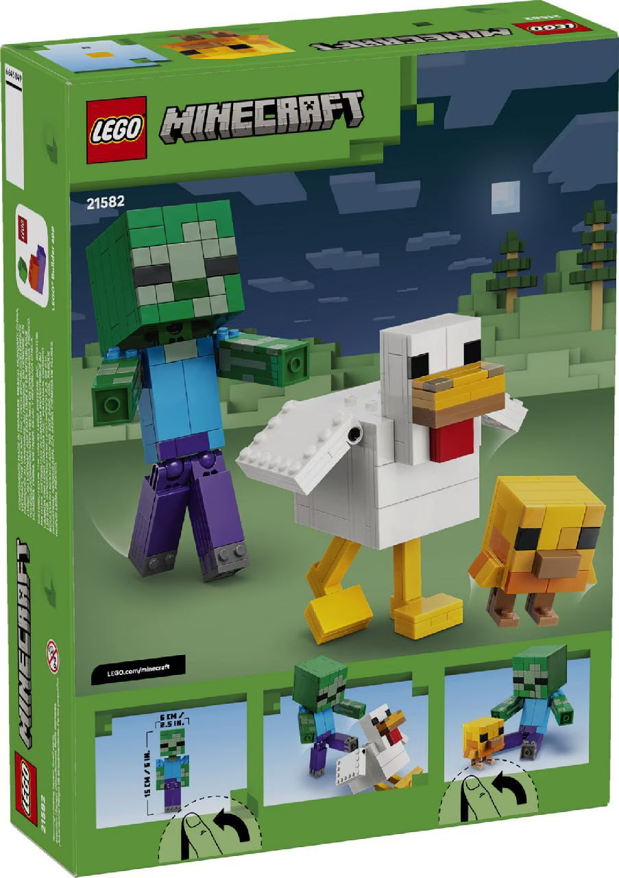 LEGO Minecraft Chicken Jockey 21582 Building Kit 344 Pieces