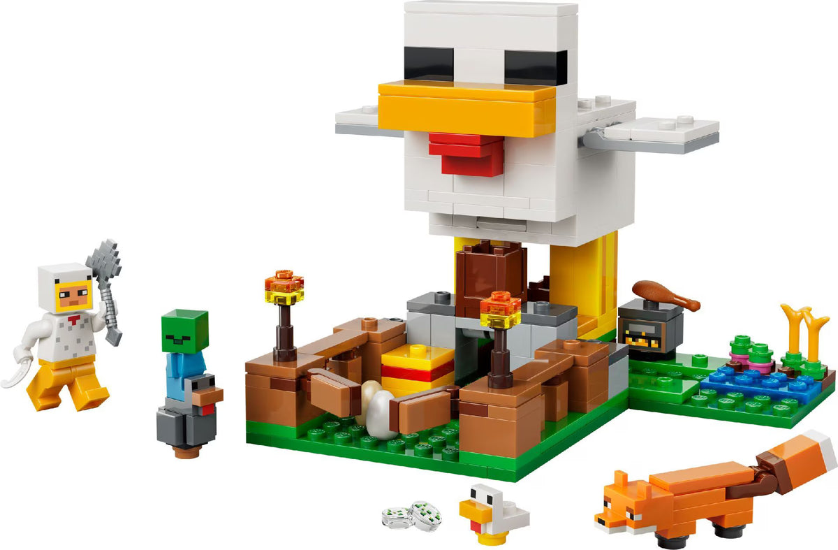 LEGO Minecraft Chicken Farm 21585 Building Kit 233 Pieces