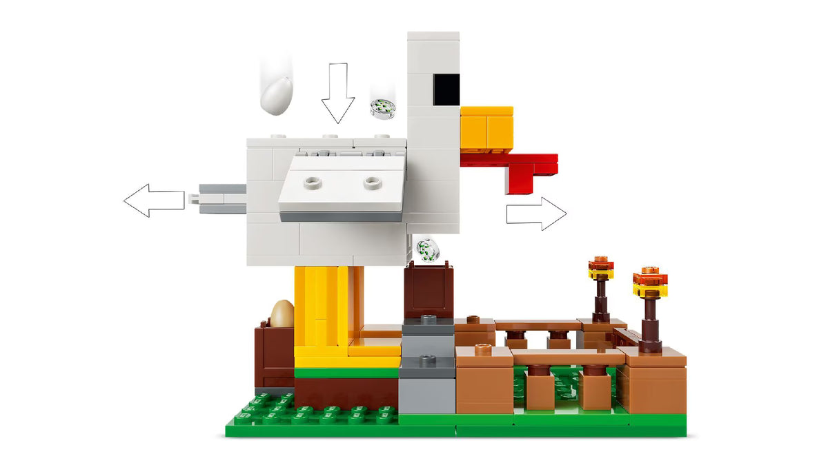 LEGO Minecraft Chicken Farm 21585 Building Kit 233 Pieces