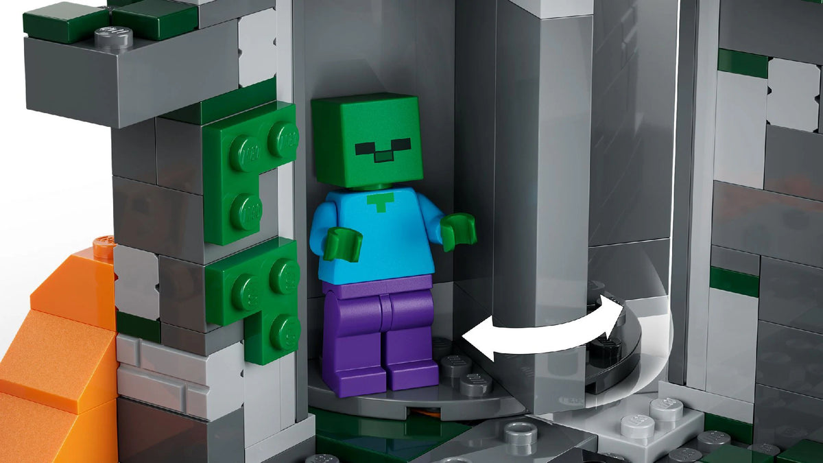 LEGO Minecraft Zombie Dungeon 21587 Building Kit 284 Pieces