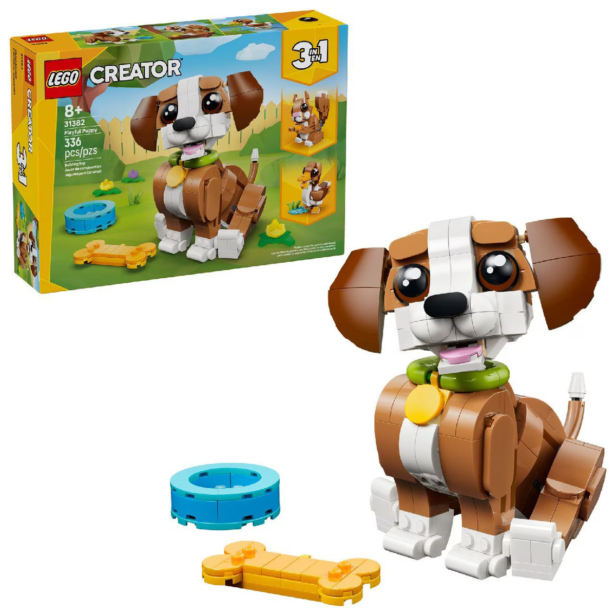 LEGO® Cute Animals: Playful Puppy Dog Building Set