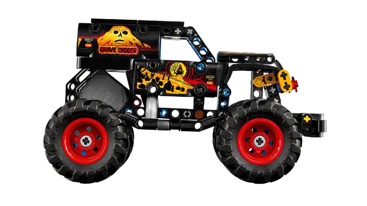LEGO Technic Monster Jam Grave Digger Fire and Ice 42219 Building Kit 263 Pieces