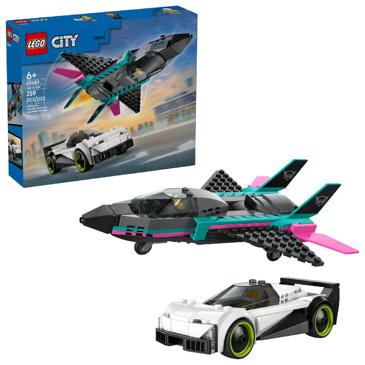 LEGO® Jet vs. Car Building Set