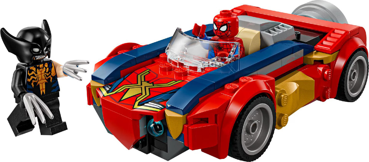 LEGO Marvel Spider-Man Car vs. Venomized Wolverine 76336 Building Kit 134 Pieces