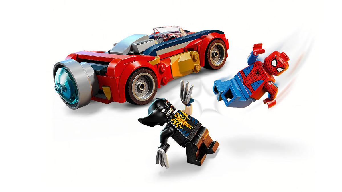 LEGO Marvel Spider-Man Car vs. Venomized Wolverine 76336 Building Kit 134 Pieces