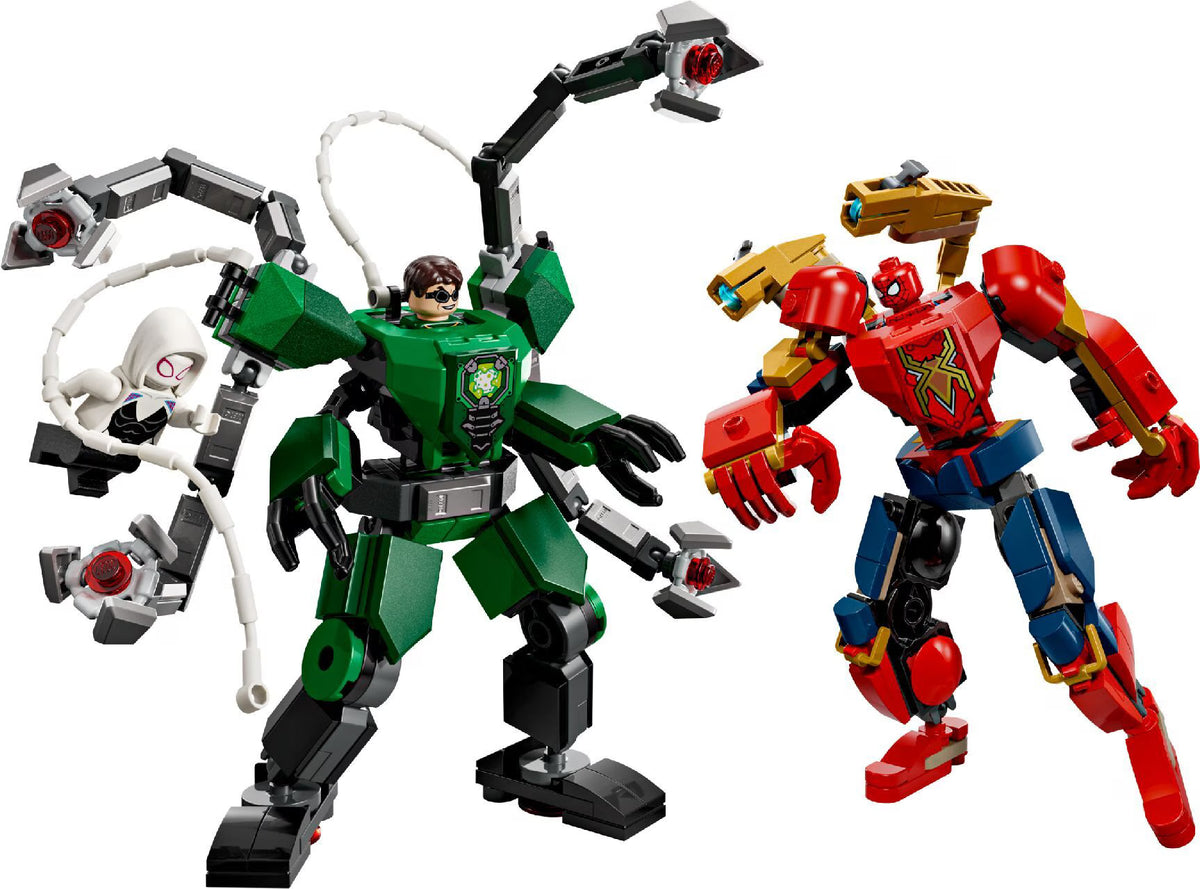 LEGO Marvel Mech Battle Spider-Man vs. Doc Ock 76338 Building Kit 315 Pieces