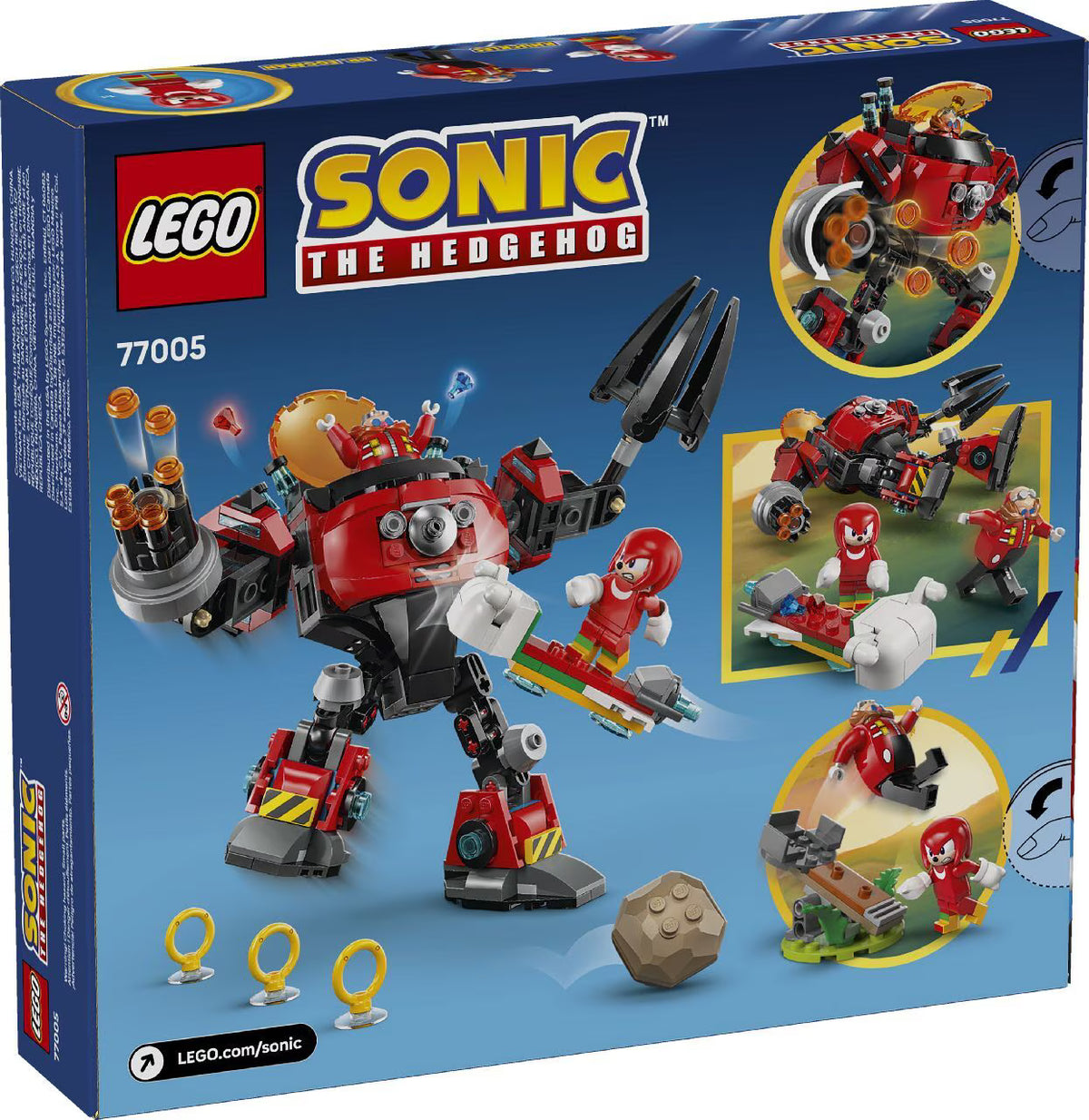 LEGO® Sonic the Hedgehog™ Knuckles vs. Dr. Eggman Egg Crusher Mech