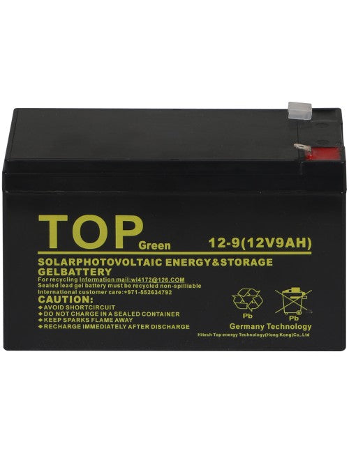 TOP Rechargeable Sealed Lead Acid Battery 12V 9Ah