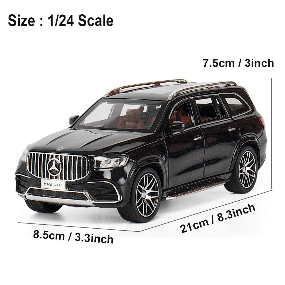 Mercedes-Benz Gls63 Amg Model 1:24 Scale (3 Assorted Colors, Sold As Single)