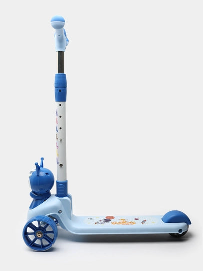 Kuromi Theme Scooter – 3-in-1 Kids Scooter with LED Lights & Adjustable Height