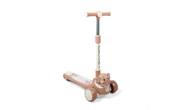 Animal Themed Kids Kick Scooter – 3-Wheel Toddler Scooter (3 Assorted Colors)
