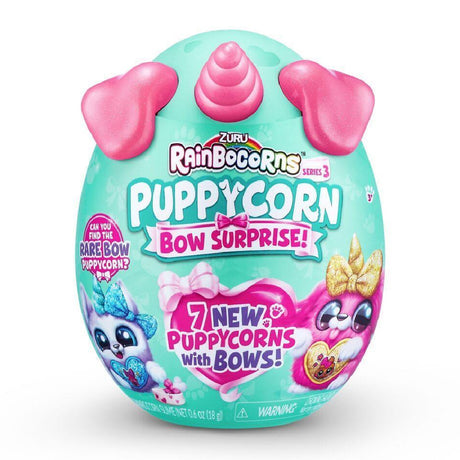 Rainbocorns Puppycorn Bow Surprise Serie 3 Green Egg