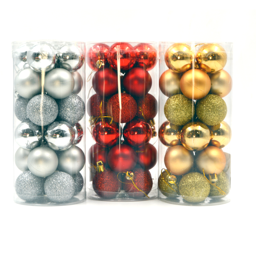 Christmas Tree Ornaments Ball Red/gold /silver