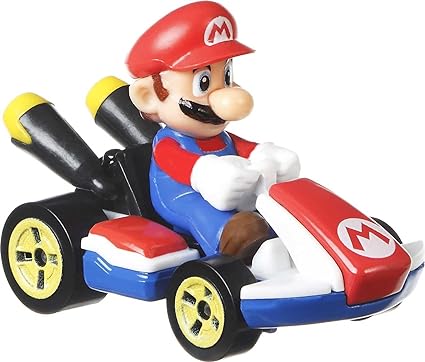 Hot Wheels Mario Kart Characters and Karts as Hot Wheels Die-Cast Toy Cars 4-Pack (Amazon Exclusive)