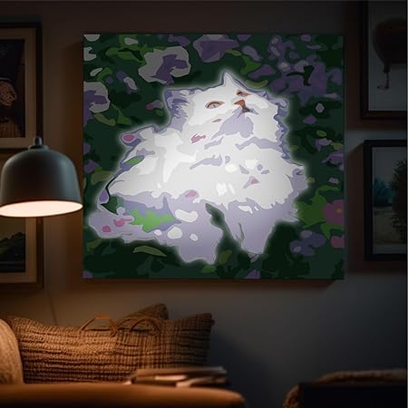 Paint-by-Numbers for Kids Ages 8-12 - Acrylic Paint Set, Paint by Numbers, Glow in The Dark, DIY Craft, Include 3 Canvas Framed with 30 Pots, 5 Brushes, Horse Paint by Number, Wooden Crafts to Paint