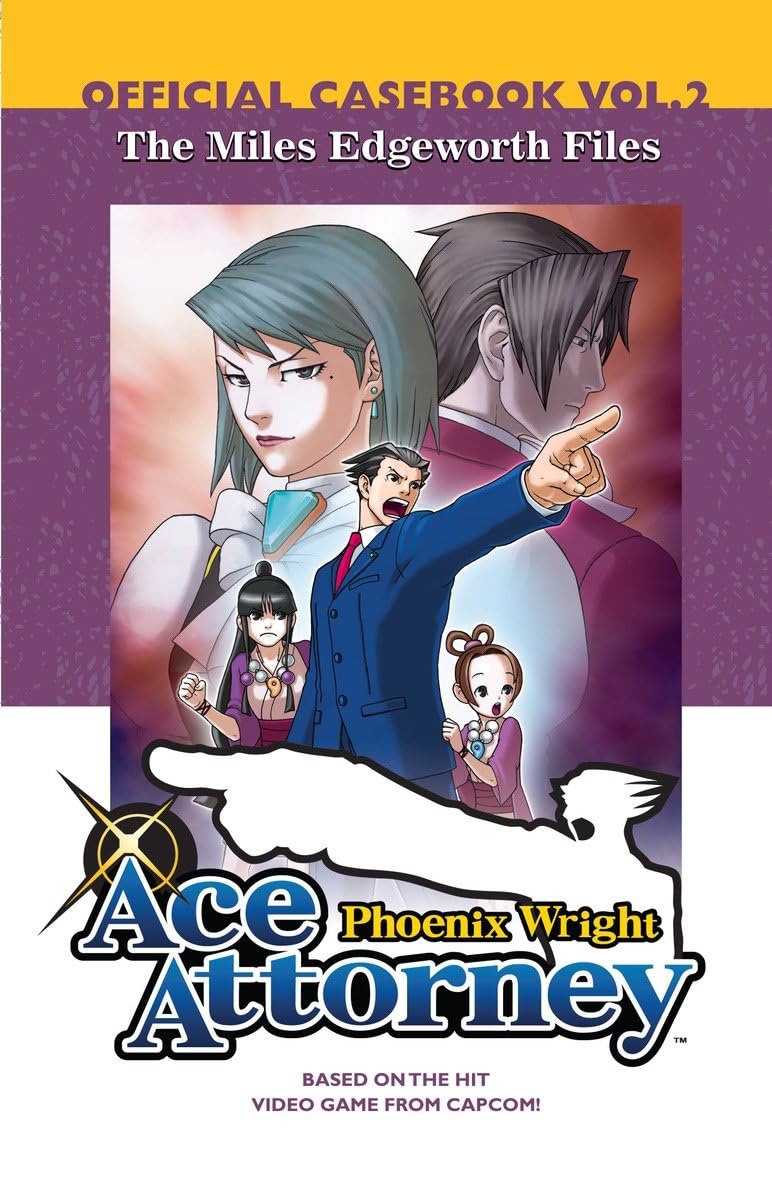 Cover image of Phoenix Wright Ace Attorney: Official Casebook, Volume 2: The Miles Edgeworth Files