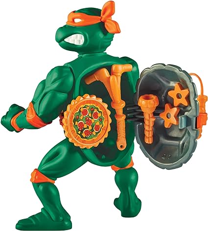 Teenage Mutant Ninja Turtles: 4” Original Classic Storage Shell Michelangelo Basic Figure by Playmates Toys
