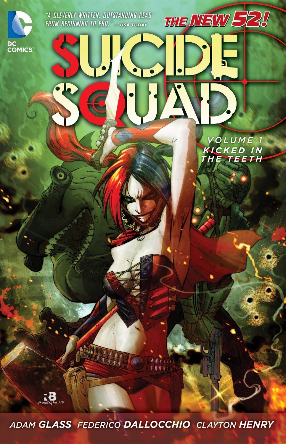 Cover image of Suicide Squad Vol. 1: Kicked in the Teeth (The New 52)