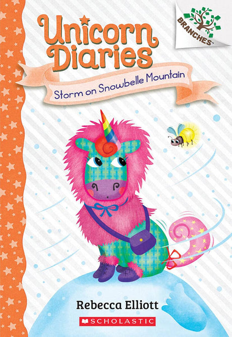 Cover image of Storm on Snowbelle Mountain: A Branches Book (Unicorn Diaries #6)