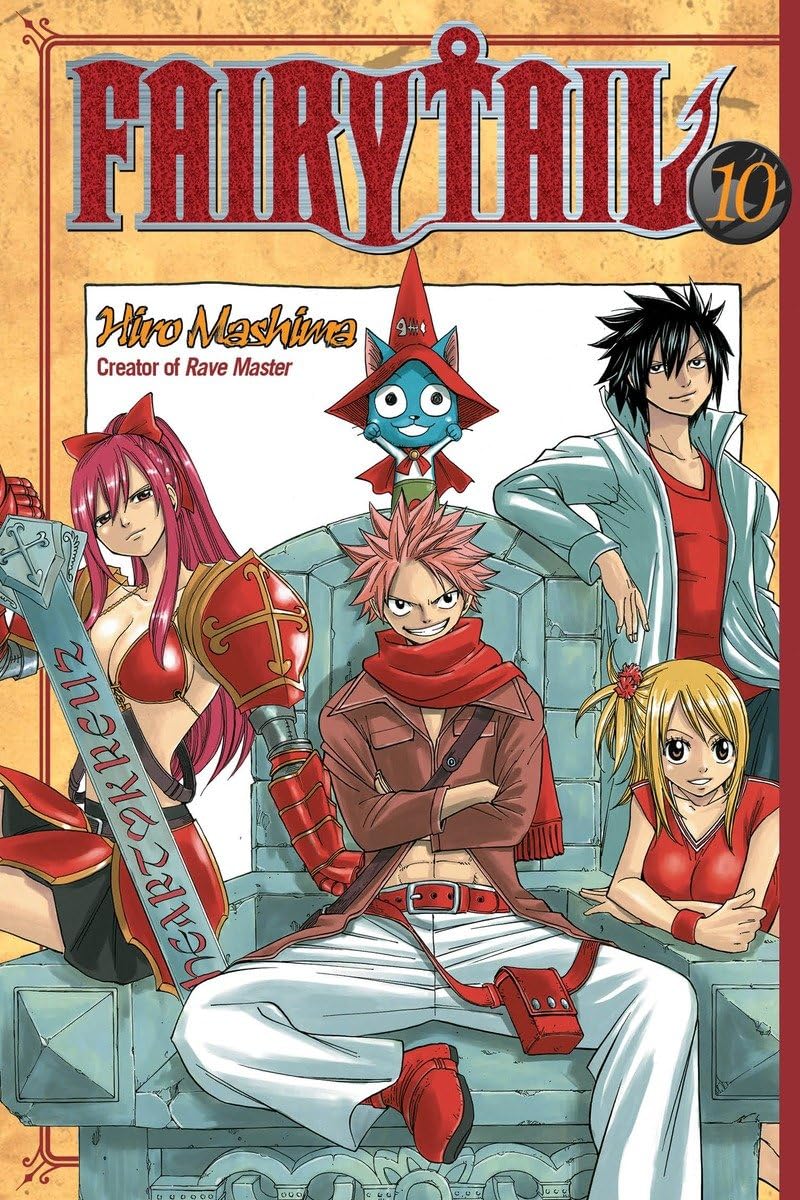 Cover image of the Manga Fairy Tail 10