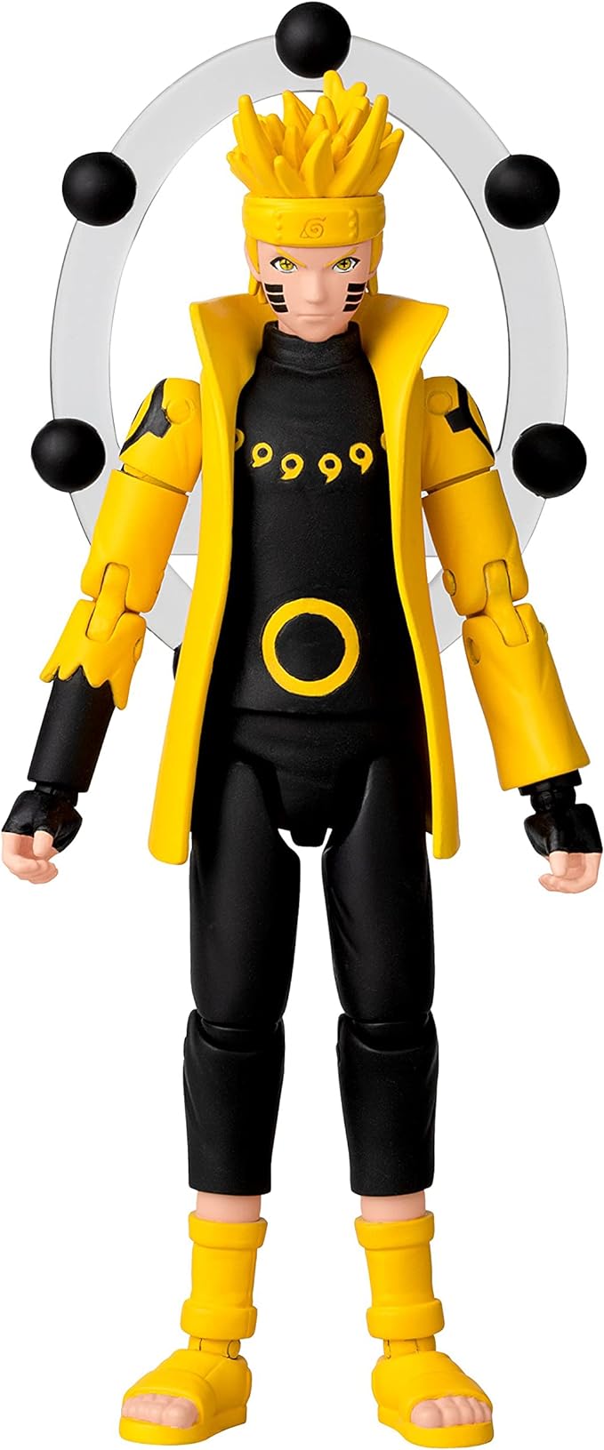 Bandai Anime Heroes - Naruto - Uzumaki Naruto Sage Of Six Paths Mode 6.5 Inch Action Figure