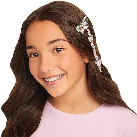 Make It Real: Butterfly Jewelry Set - Create 7 Pieces of Jewelry, 281 Pieces, Includes Play Tray, DIY All-in-One Kit, Tweens & Girls, Arts & Crafts, Kids Ages 8+