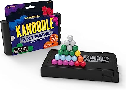 Educational Insights Kanoodle Extreme Puzzle Game, Brain Teaser Puzzle Challenge Game, Stocking Stuffer, Gift for Ages 8+