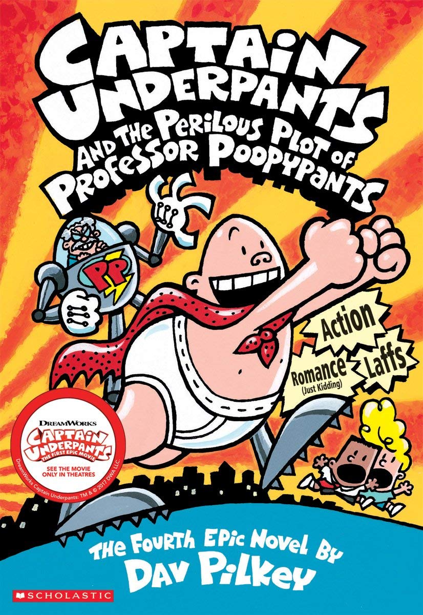 Cover image of Captain Underpants and the Perilous Plot of Professor Poopypants (Captain Underpants #4)