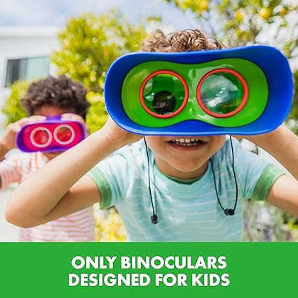 Educational Insights GeoSafari Jr. Kidnoculars, Binoculars for Toddlers & Kids, Gift for Toddlers Ages 3+