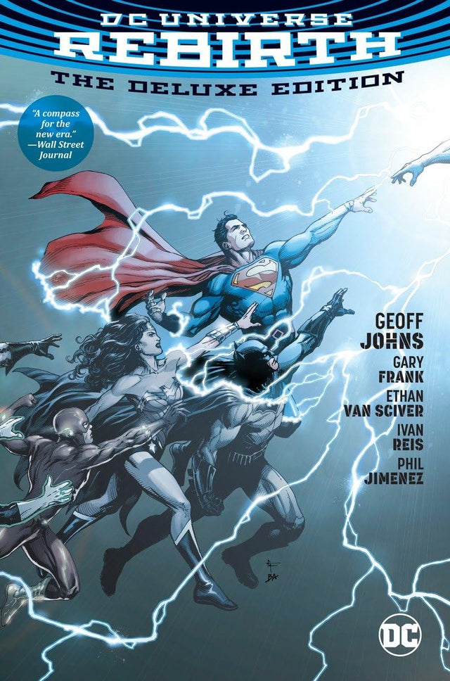 Cover image of DC Universe: Rebirth Deluxe Edition (Hardcover)