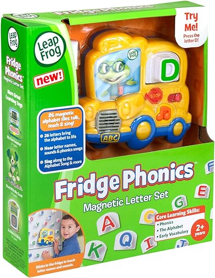 LeapFrog Fridge Phonics Magnetic Letter Set, Yellow