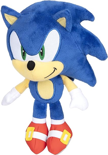 Sonic The Hedgehog Plush 9-Inch Modern Sonic Collectible Toy