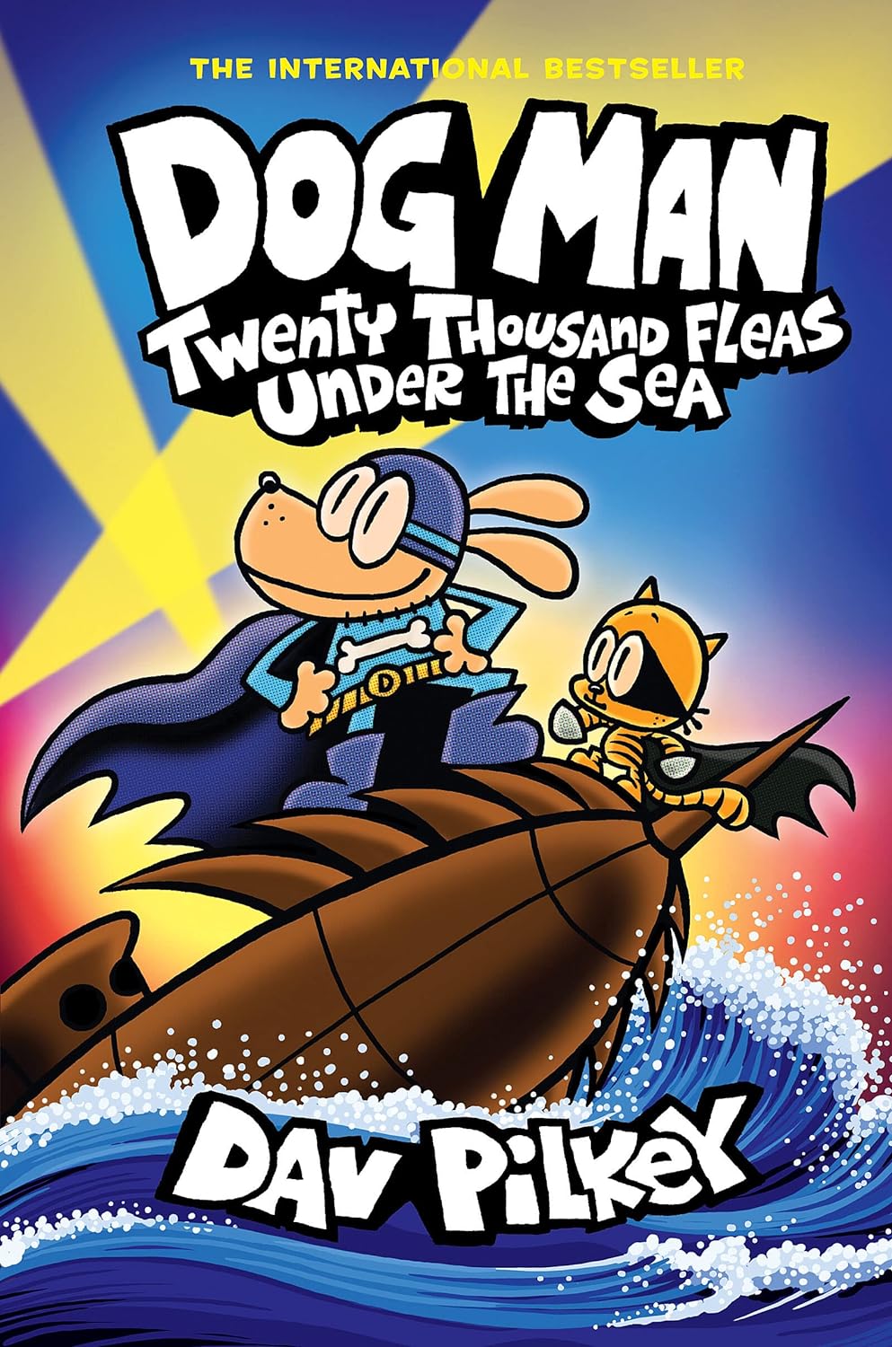 Cover image of the Manga Dog-Man-Twenty-Thousand-Fleas-Under-the-Sea-A-Graphic-Novel-Dog-Man-11