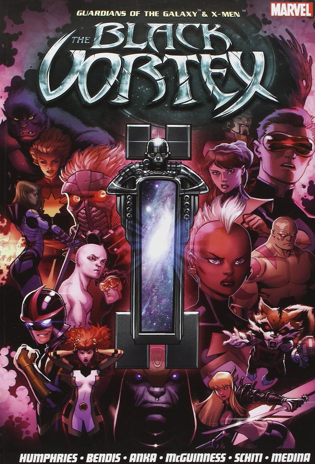 Cover image of Guardians Of The Galaxy & X-men: The Black Vortex (Hardcover)