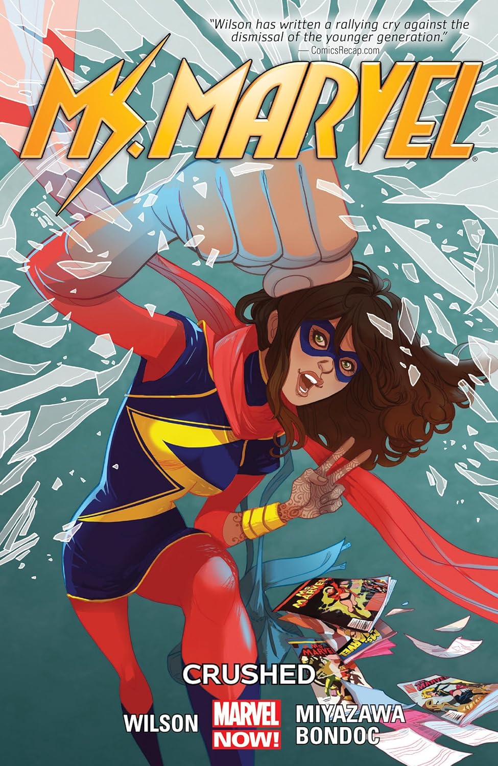 Cover image of Ms. Marvel: Volume 3: Crushed