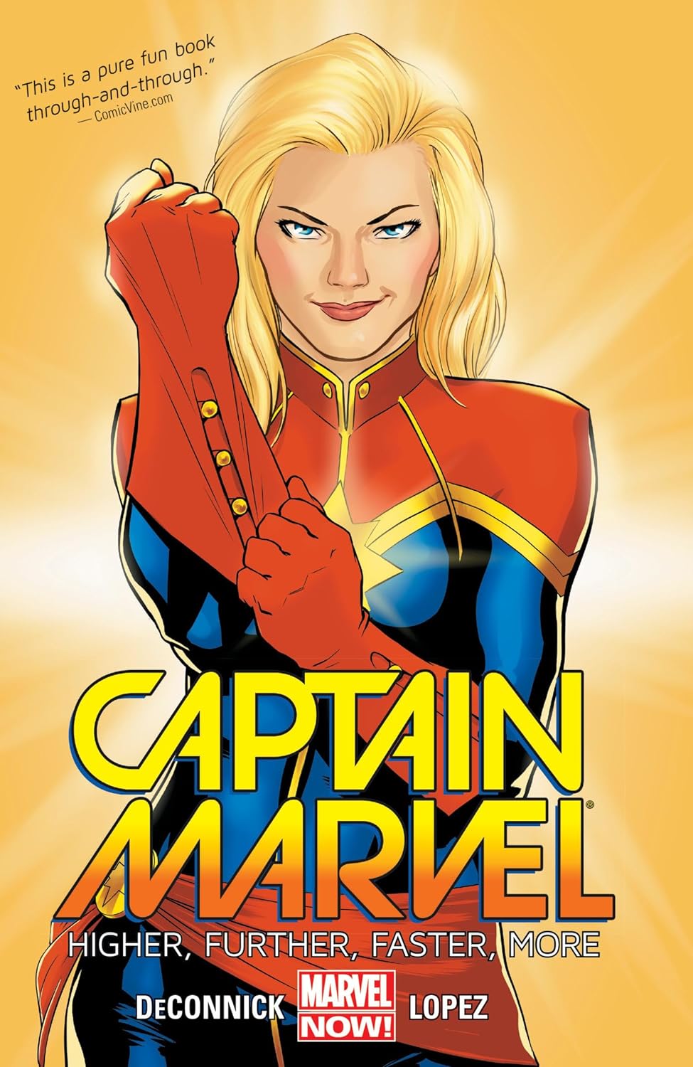 Cover image of Captain Marvel Vol. 1: Higher, Further, Faster, More