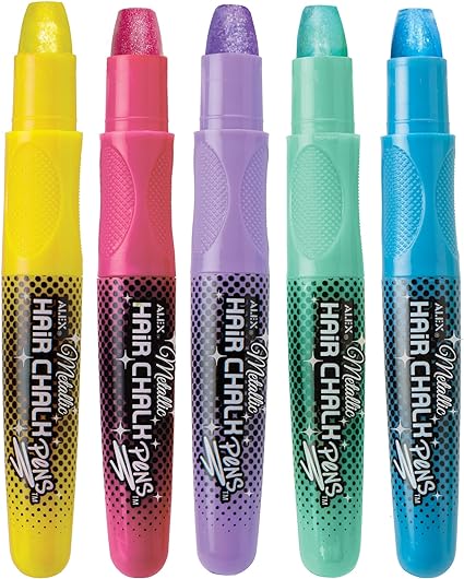 Alex Spa Metallic Hair Chalk Salon Girls Fashion Activity