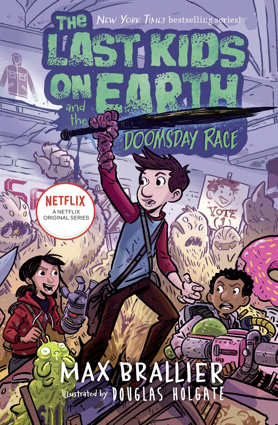 Cover image of The Last Kids On Earth And The Doomsday Race, Book 7 (Hardcover)