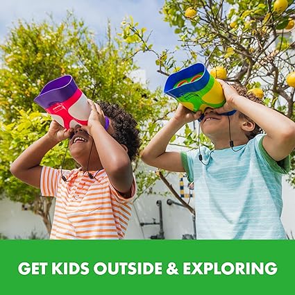 Educational Insights GeoSafari Jr. Kidnoculars, Binoculars for Toddlers & Kids, Gift for Toddlers Ages 3+
