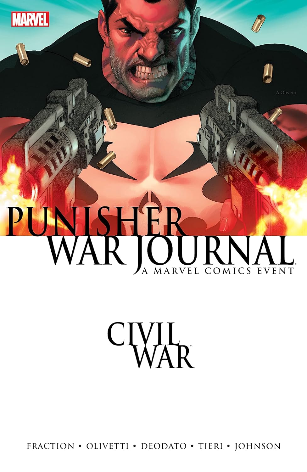 Cover image of Civil War: Punisher War Journal