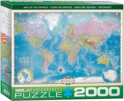 EuroGraphics Map of The World Puzzle (2000-Piece) (8220-0557)