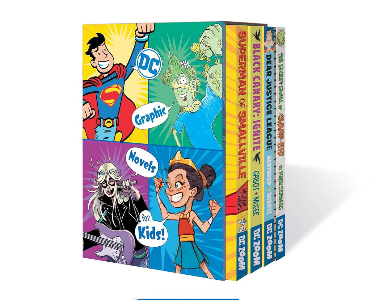 Cover image of Dc Graphic Novels For Kids Box Set 1
