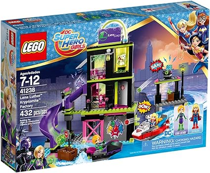 LEGO DC Super Hero Girls Lena Luthor Kryptonite Factory Building Kit (432 Piece)