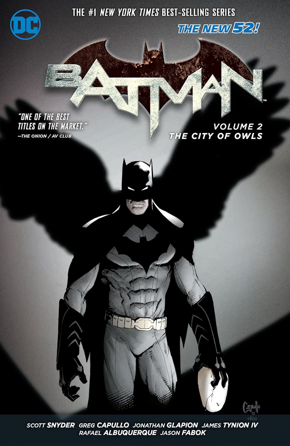 Cover image of Batman Vol. 2: The City of Owls (The New 52)