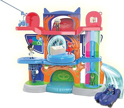 PJ Masks Deluxe Headquarters Playset (Amazon Exclusive), Kids Toys for Ages 3 Up by Just Play