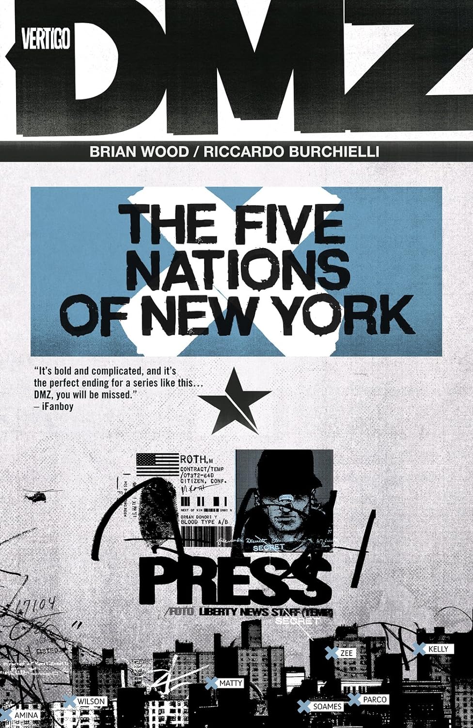 Cover image of Dmz- Five Nations Of New York Vol 12