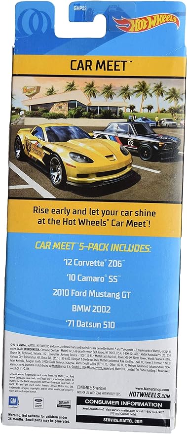 Hot Wheels 5 Pack (Assorted Colors, Sold As Single)