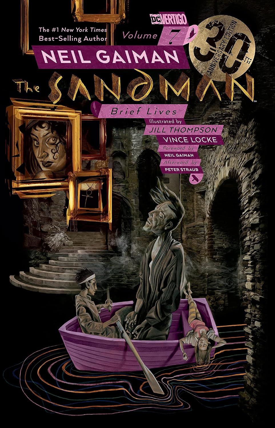 Cover image of the Manga The-Sandman-Vol-7-Brief-Lives-30th-Anniversary-Edition