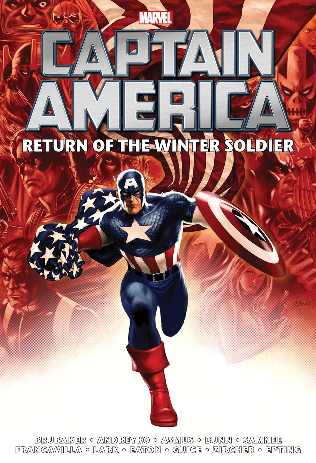 Cover image of Captain America: Return Of The Winter Soldier Omnibus (Hardcover)
